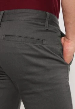 Pier One SLIM FIT CHINO - Chino - Dark Grey -Günstiges Pier One Geschäft ad63fc5f1f3f44ed919d121e71899f26