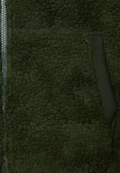 Pier One BORG ZIP-UP JACKET - Fleecejacke - Dark Green -Günstiges Pier One Geschäft b36b213309db429a9a051cbae9dee2b1