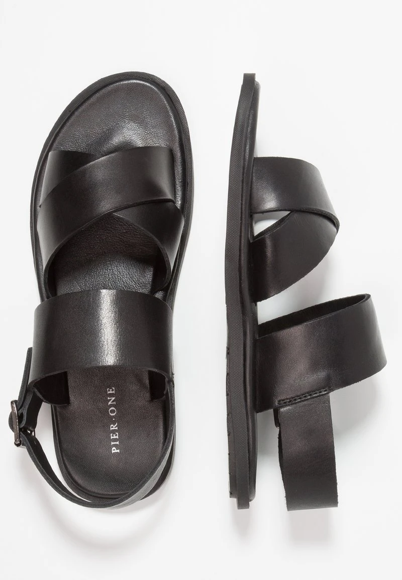 Riemensandalette - black Pier One Riemensandalette - Black -Günstiges Pier One Geschäft b98399694b934467831ade805f7397bf