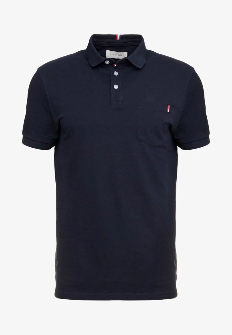 TRICOLORE TRIM POLO - Poloshirt - black Pier One TRICOLORE TRIM POLO - Poloshirt - Black -Günstiges Pier One Geschäft ba7707c5f9564d84bcfdd2d32f5c16a5