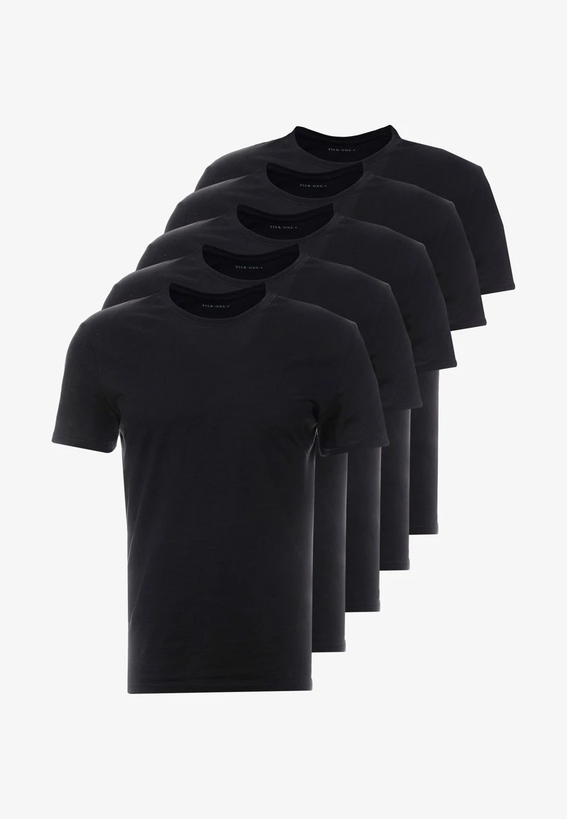 T-Shirt basic - black Pier One T-Shirt Basic - Black -Günstiges Pier One Geschäft bd75c0059404493a970c9577d597937f