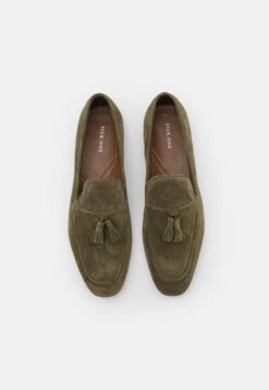 Pier One LEATHER - Slipper - Green -Günstiges Pier One Geschäft bdf522fc33624bf1b13ed4bff8e4e7bf