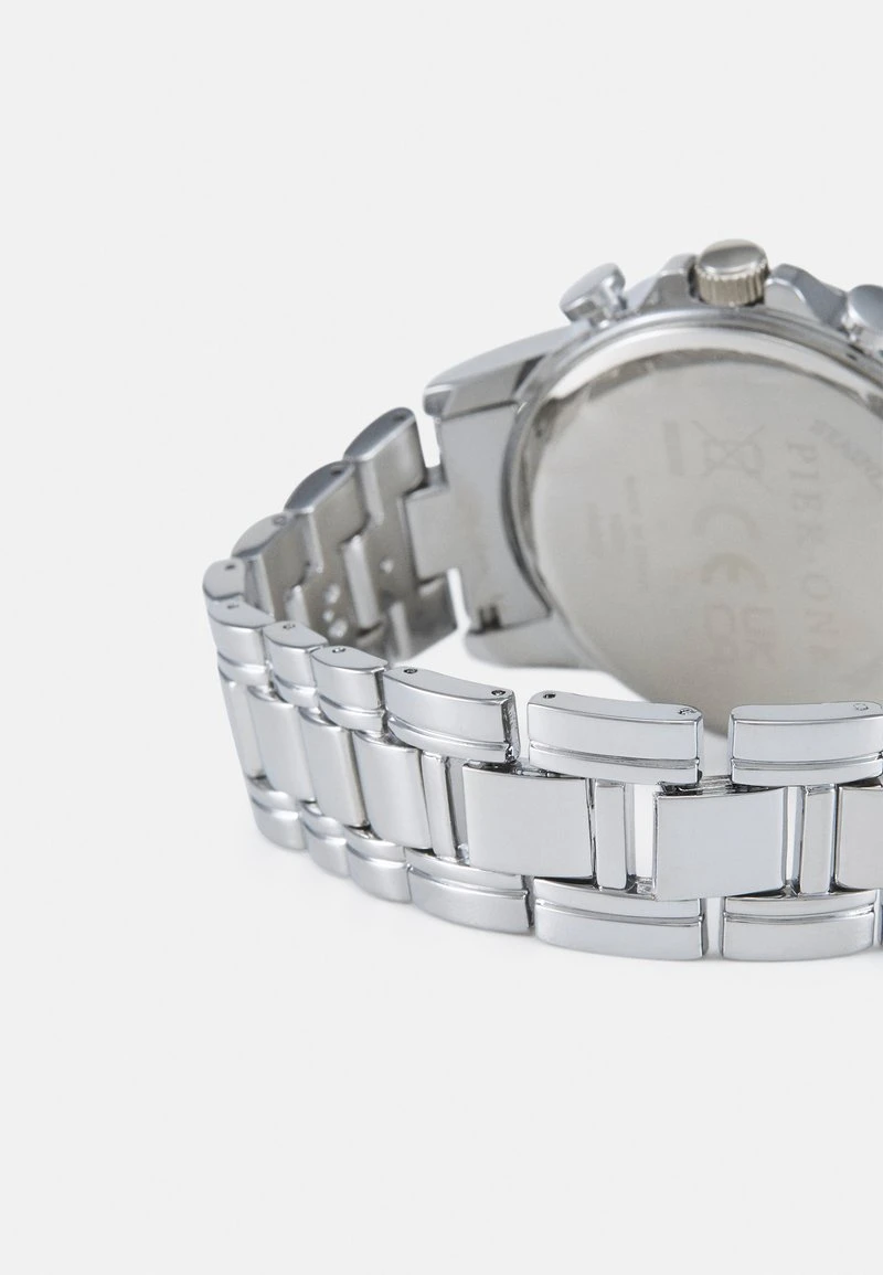 UNISEX - Uhr - silver-coloured/black Pier One UNISEX - Uhr - Silver-coloured/black -Günstiges Pier One Geschäft c44abea9038a4c339acba63a9adc1ef3