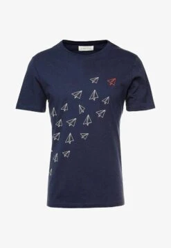 Pier One T-Shirt Print - Dark Blue -Günstiges Pier One Geschäft c476ed88386f4d719c7cdcef3f33dd1f