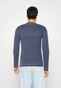 Pier One Langarmshirt - Blue -Günstiges Pier One Geschäft cc5983d843d4445cb30136b556b1dec8