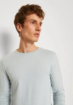 Pier One 2 PACK - Langarmshirt - Light Blue/dark Blue -Günstiges Pier One Geschäft d315311a1b6348f89442cc5ec2361513