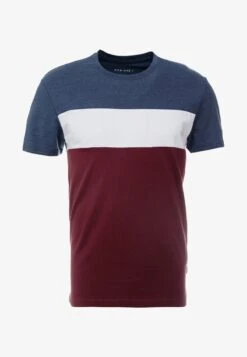 Pier One T-Shirt Print - Bordeaux / Dark Blue -Günstiges Pier One Geschäft d46de368a5e64dda9995710ec9cb589c