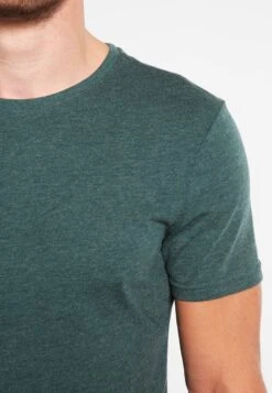 Pier One T-Shirt Basic - Green Melange 7 Pier One T-Shirt Basic - Green Melange -Günstiges Pier One Geschäft d508f159fdf845899bceb24aac987afc