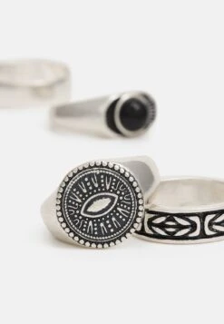 Pier One 5 PACK - Ring - Silver-coloured -Günstiges Pier One Geschäft db6a637888e34ec5a4d8dceca3b8fe16