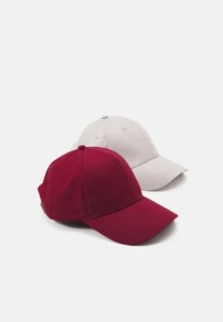Pier One UNISEX 2 PACK - Cap - Light Grey/berry -Günstiges Pier One Geschäft dc135ddce2ca4d6ea4c07bf8c622a918 1