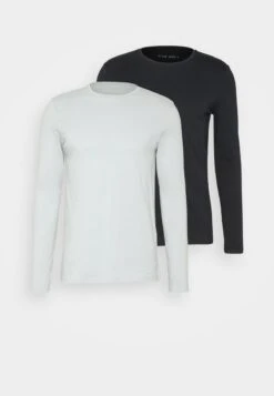 Pier One 2 PACK - Langarmshirt - Light Blue/dark Blue -Günstiges Pier One Geschäft dc80738cde5f4337a9bcdc73cf9d8dc9