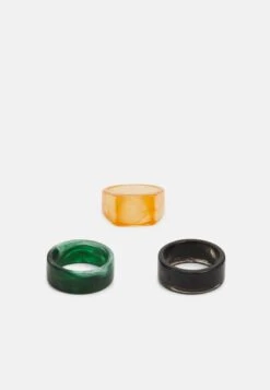 Pier One 3 PACK - Ring - Black/green/orange -Günstiges Pier One Geschäft e0e17c68eb394d738bc8f7b1176a270e 1
