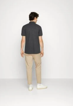 Pier One Poloshirt - Black/grey -Günstiges Pier One Geschäft e96f513073034c1f811e318948962e5e