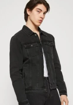 Pier One Jeansjacke - Black -Günstiges Pier One Geschäft eb5974e9afc141618e8c45712301d9b0