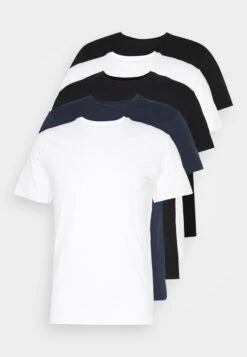 Pier One T-Shirt Basic - Black/white/blue 5 Pier One T-Shirt Basic - Black/white/blue -Günstiges Pier One Geschäft f1b37127ec2d45f98139c878d4f29450