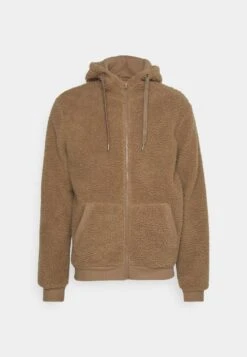 Pier One BORG ZIP-UP JACKET - Fleecejacke - Dark Green -Günstiges Pier One Geschäft f1b9950d7cb9410eb6aef1dd88daa0f5