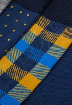 Pier One 5 PACK - Socken - Yellow/dark Blue/grey -Günstiges Pier One Geschäft f2680a941418407386211d70ff605fbd