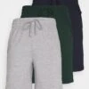 Pier One 3 PACK - Nachtwäsche Hose - Dark Blue /mottled Dark Grey/dark Green -Günstiges Pier One Geschäft fbadd663c5594d29a25948737d7d986a